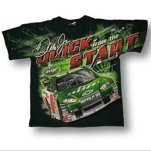 Vintage Earnheardt All-over Print Nascar Shirt